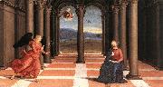 RAFFAELLO Sanzio The Annunciation (Oddi altar, predella) t oil painting artist